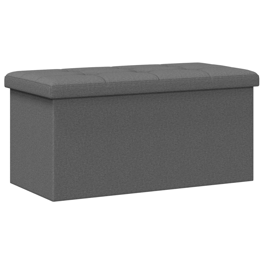 Panchina di stoccaggio pieghevole Grigio Chiaro Tela 42045229