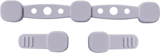 Magneetti siliconici quadrati in grigio (lotto da 4) per fissaggio di airfryer.