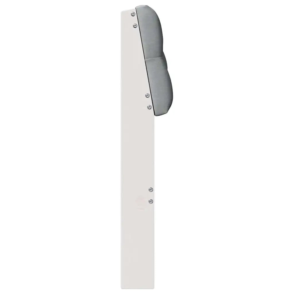 Testiera imbottita Grigio chiaro 75 cm Pino massello 879208