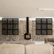 COOKING - Pannello in PVC traforato - Parasole Colore: nero, Misura: 73x73 cm