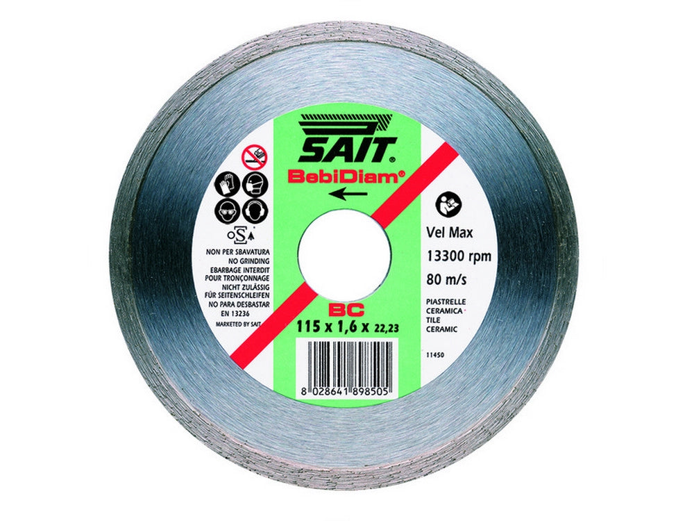 1pz disco diamantato bebidiam dd-bc ï mm. 115x1,6x22,23 cod:ferx.vit40474