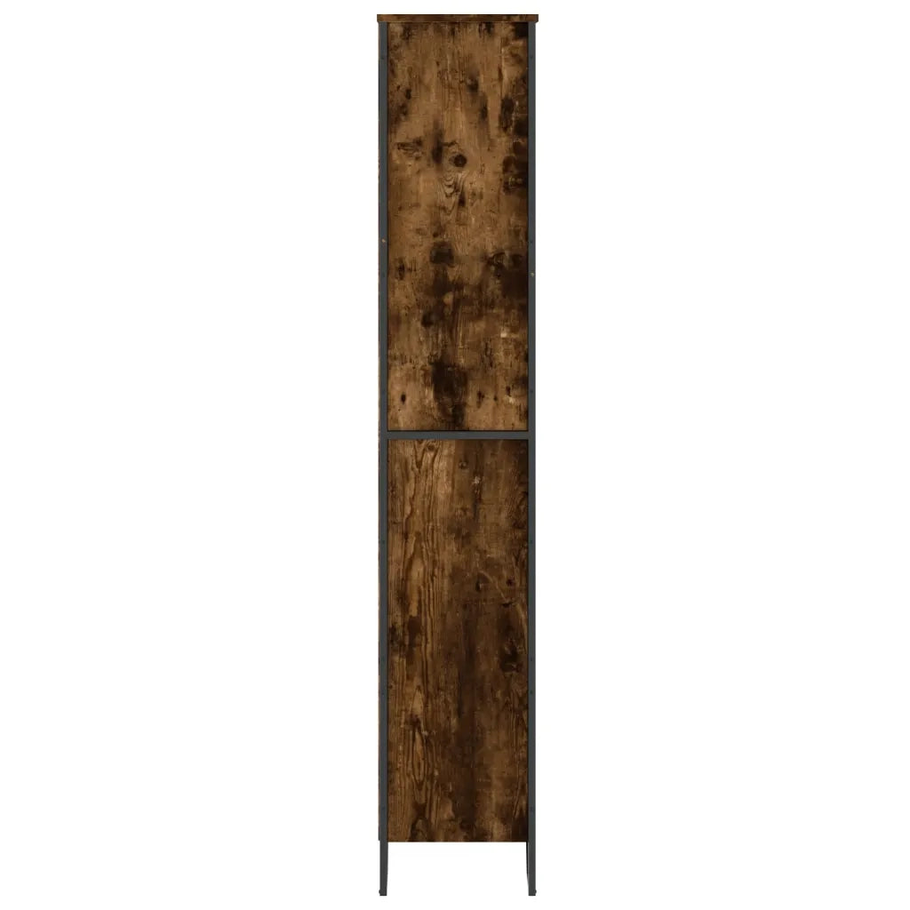 vidaXL Libreria Rovere Fumo 80x31x169 cm in Truciolato