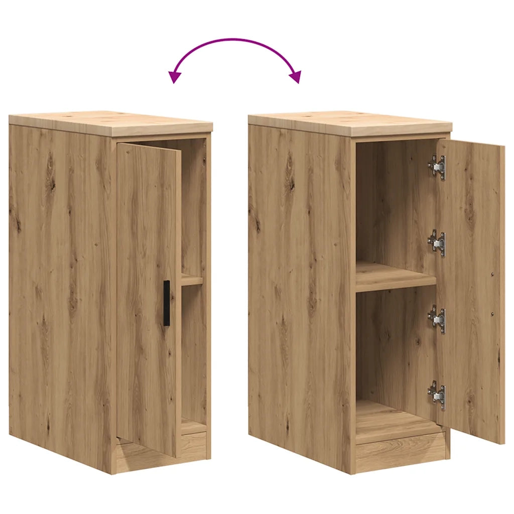 Armadietto per Garage in Rovere Artigianale 30x51x85 cm 860561