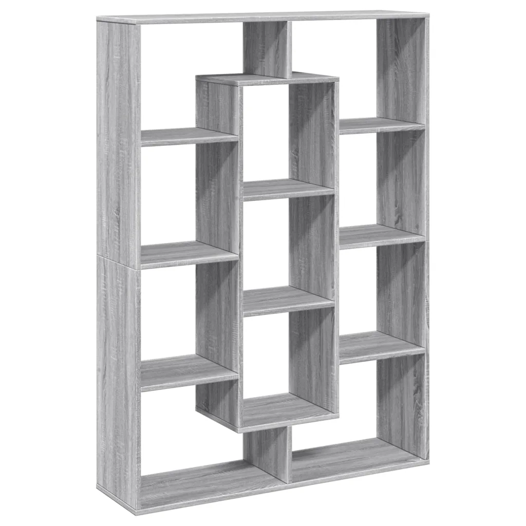Libreria Grigio Sonoma 102x29x143 cm in Legno Multistrato 3310303