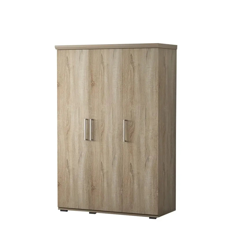 Armadio 3 porte con guardaroba TOM - Rovere Sonoma
