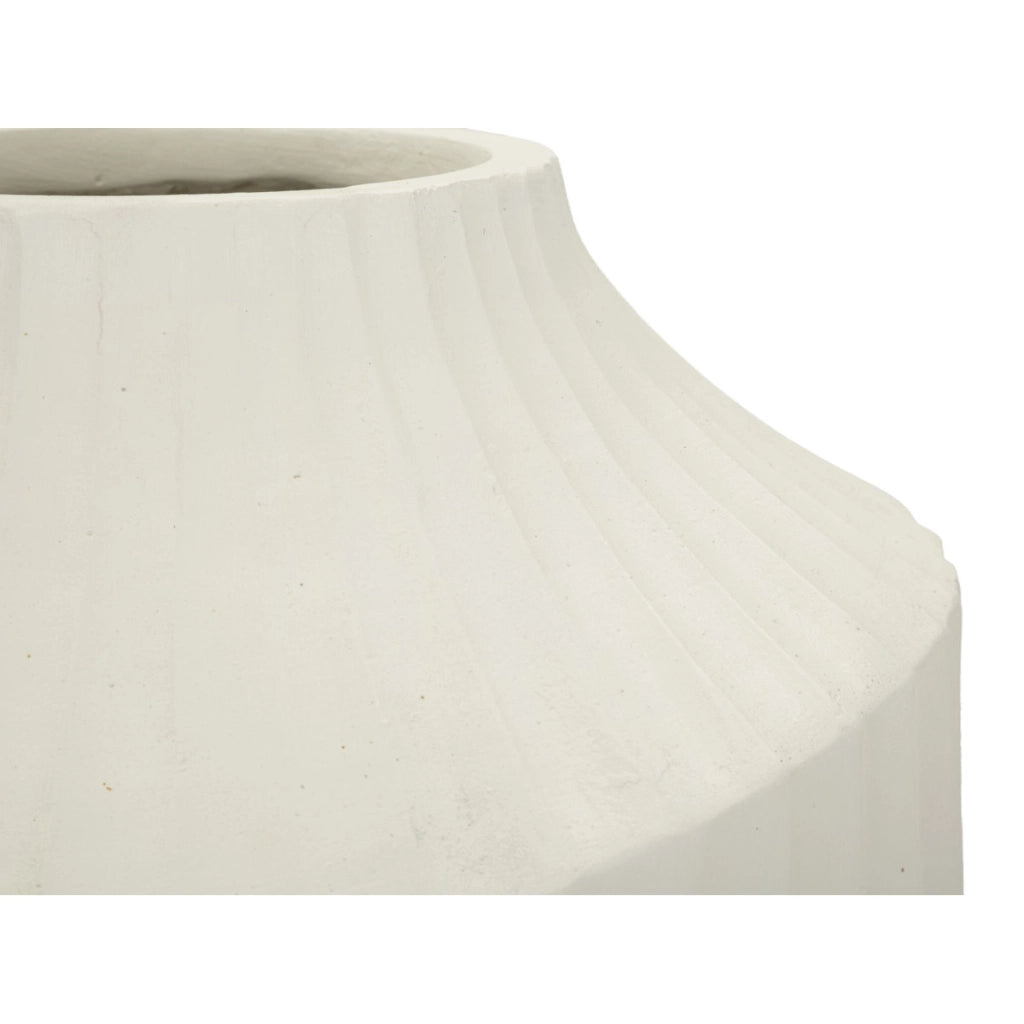 Vaso Decorativo VKH816, Beige, Poliresina, 28,5x28,5x50,5 cm