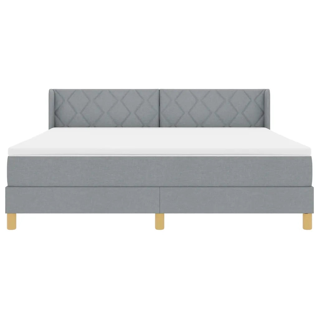 <strong>Letto a Molle< / strong> Grigio chiaro 180 x 200 cm 3341370