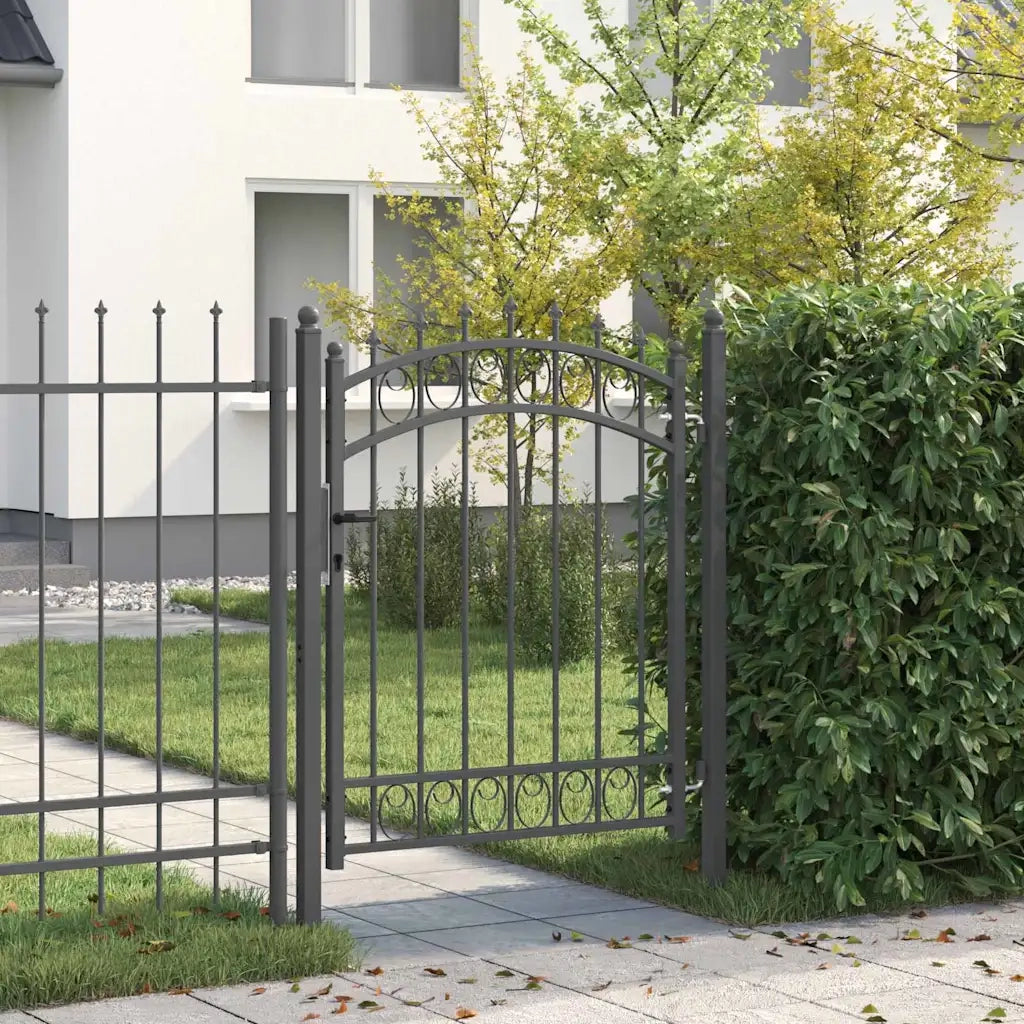Cancello della recinzione con punte EMMEN 150 x 100 cm CFW5488472