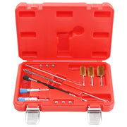 Kit di pulizia degli iniettori da 14 pezzi strumento di riparazione e pulizia della sede degli iniettori diesel per auto veicoli e officine (02_0004246)