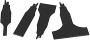 Schraper Multifunzionale per Tegoli - Materiale Alto Acciaio - Pulitore per Tegoli - Schraper per Seghe a Reciprocazione - 4 Pezzi - Accessorio - Accessorio per Seghe