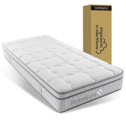 Materasso ibrido a molle insacchettate bianco 90x200 cm