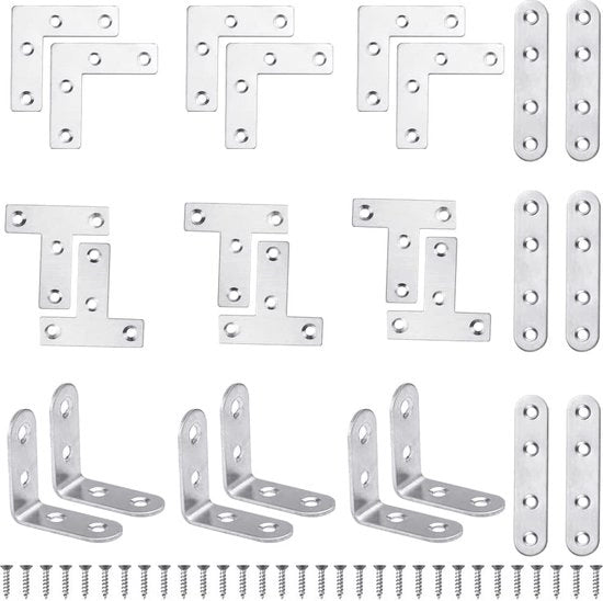 Fermaglio angolare - connettore di legno - connettore angolare - fermaglio angolare - chiodi a testa angolare