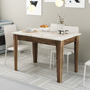 Madone, Tavolo Fisso 6 Posti, 110x72x75h cm Marrone Noce