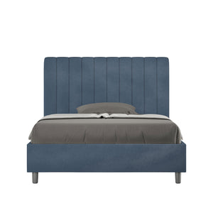 Letto 1 Piazza e Mezzo 120x210 cm Senza Rete Agueda Blu