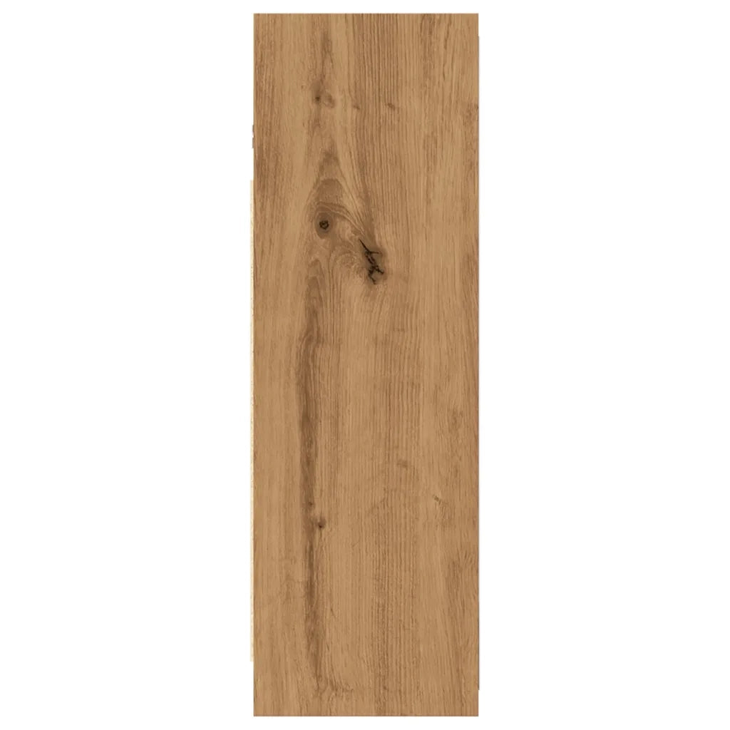 Mobile Bagno con Specchio Rovere 62,5x20,5x64 cm Multistrato 856178