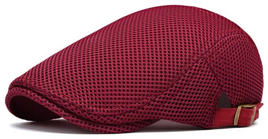 Cappello avanti, berretto, mesh estivo vuoto, unisex, protettivo dalla luce solare e respirabile, regolabile