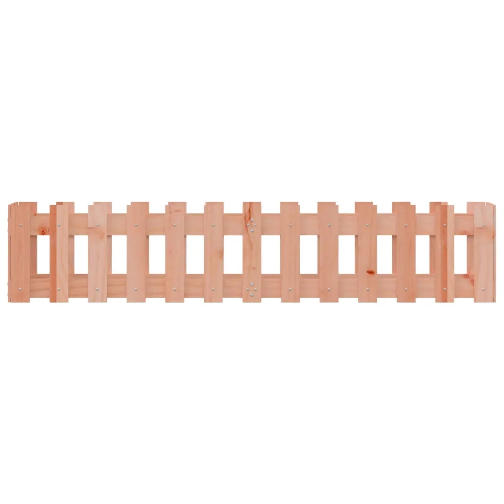 Fioriera Rialzata Giardino-Vaso da Esterno-Supporto per Vaso Recinzione 150x30x30cm Legno Douglas