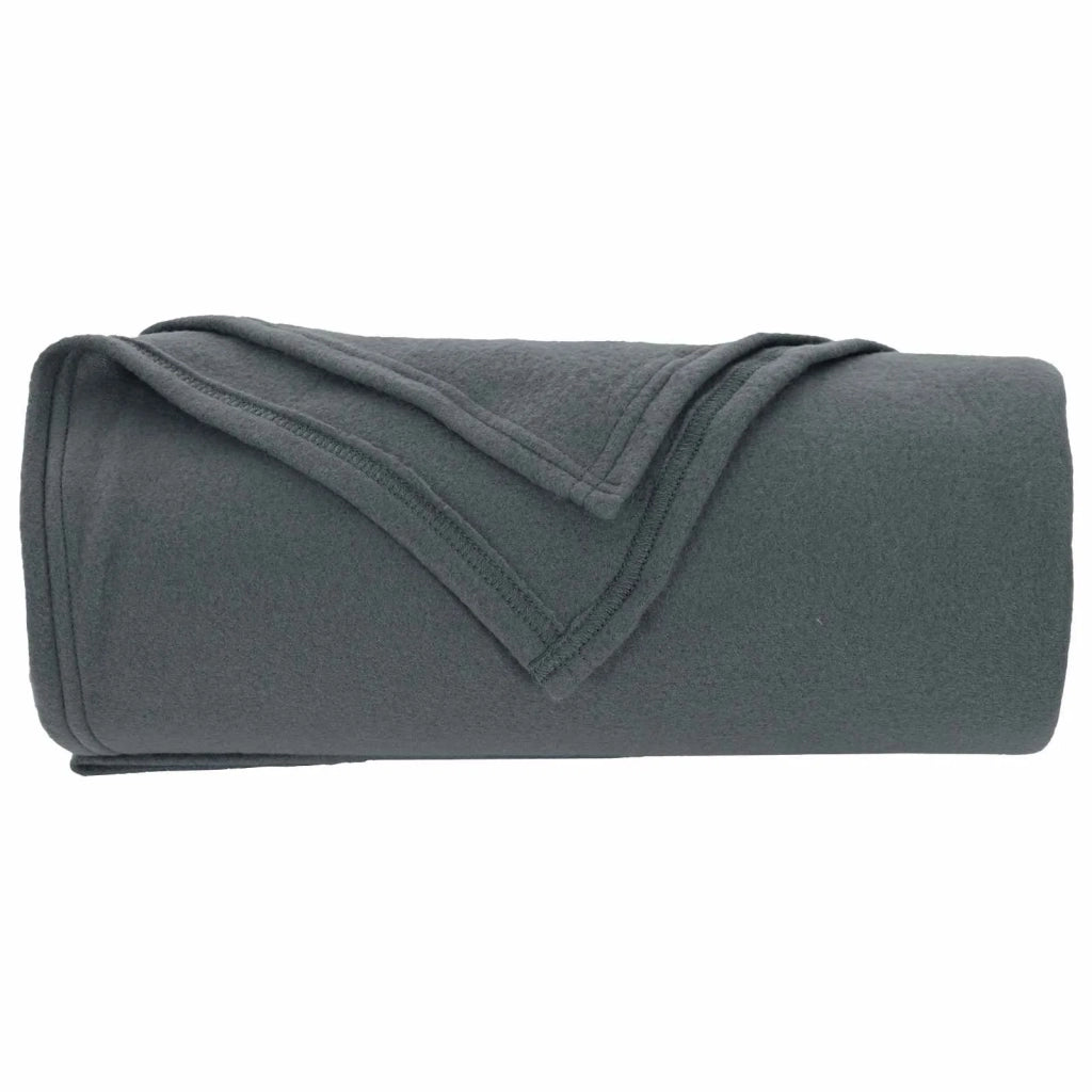 Coperte da Pile 6 pz Grigio scuro 170 x 130 cm Panno