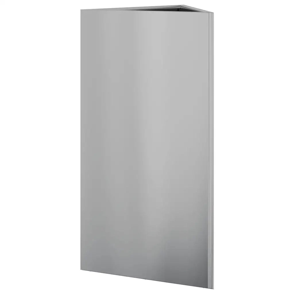 Fioriere 2 pz Triangolari 40x34,5x75 cm in Acciaio Zincato 851168