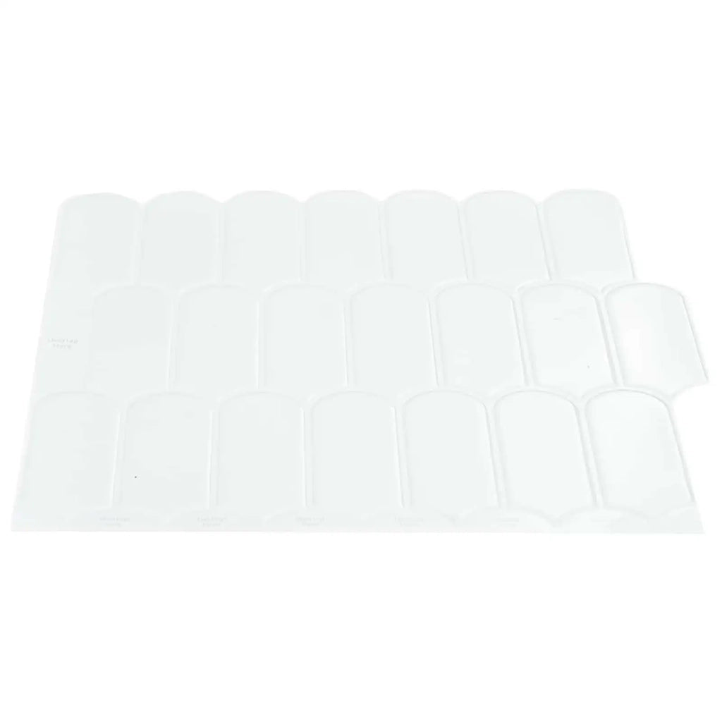 Piastrella Piuma 20 pcs Bianco 30 x 30 cm Poliuretano e PET