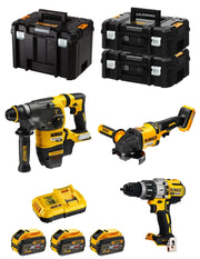 DeWALT Kit FVK381X3HD-QW 54V/18V (DCH333 + DCD996 + DCG418 + 3 x 9,0 Ah + DCB118 + 2 x TSTAK II + TSTAK VI)