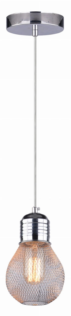 Lampada sospensione Candellux Gliva 31-58652 cromo metallo E27