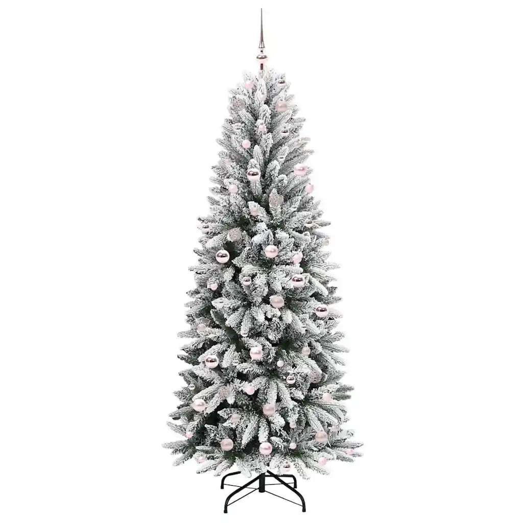 Albero di Natale | Decorazioni natalizie artificiale con 300 LED Bianco 210 cm