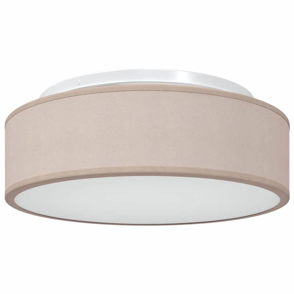 Faretto da soffitto moderno luce da interno orientabile 38 x 38 x 13 cm tessuto color tortora 02_0058426