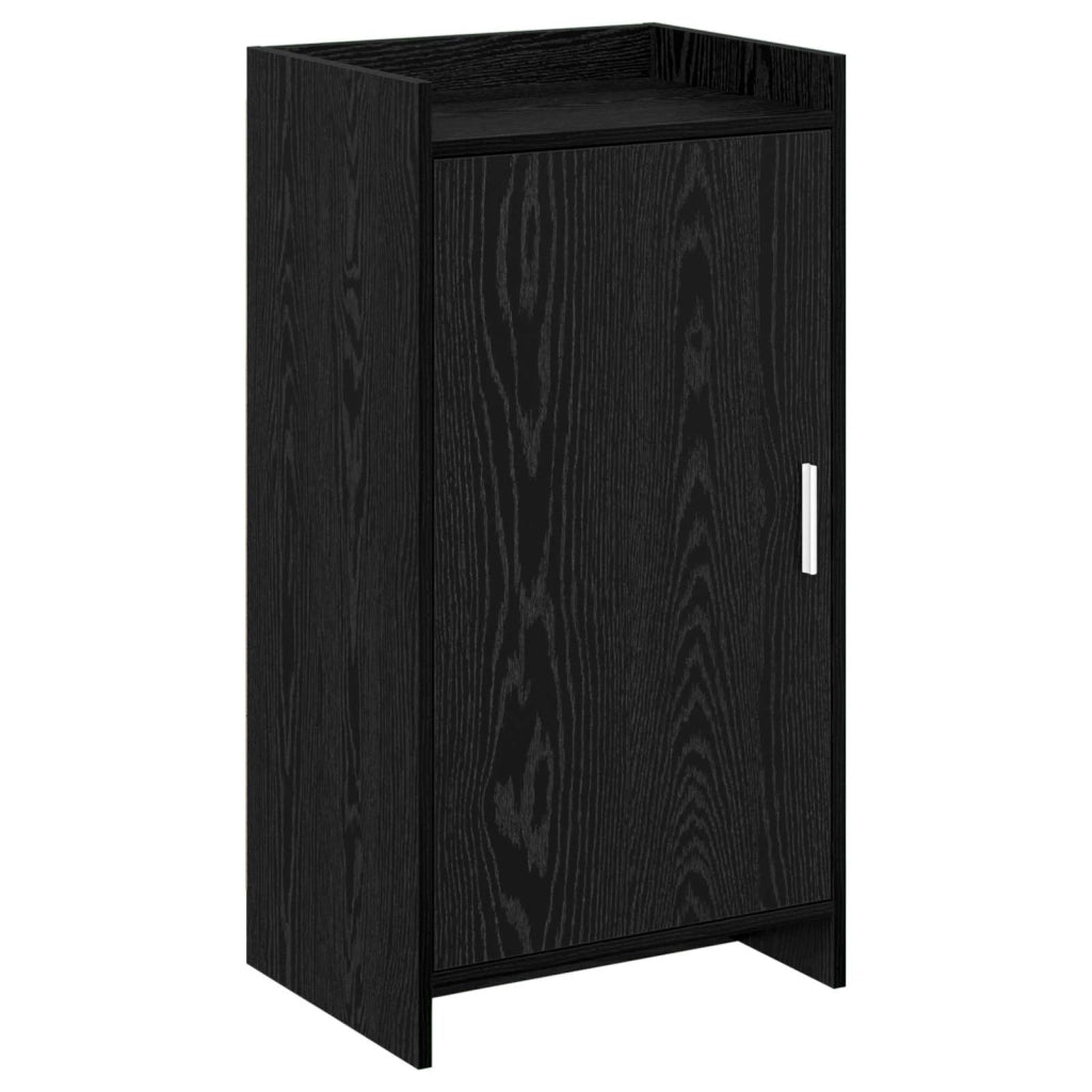 Mobile per scarpe con archiviazione Rovere Nero 48 x 36 x 92 cm 8011332
