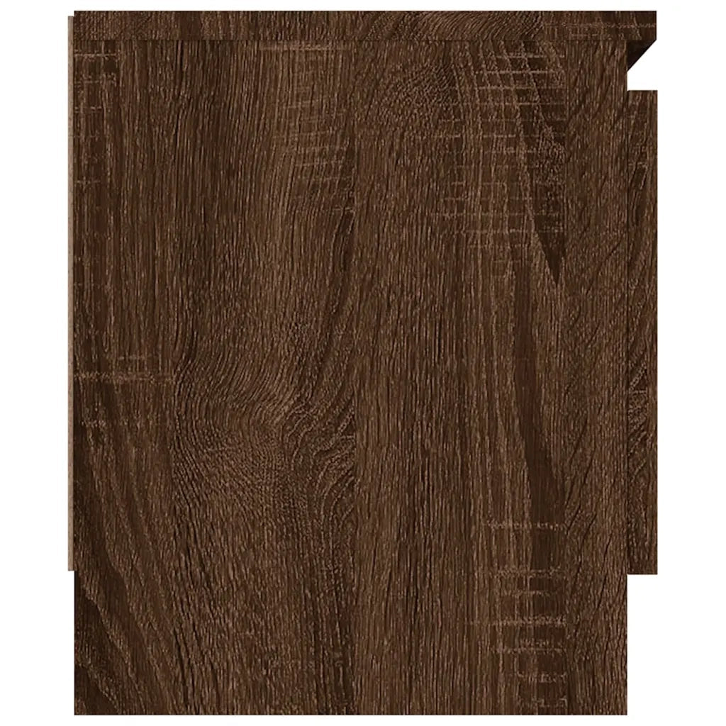 Mobile Porta TV con Anta Rovere Marrone 102x30x36 cm 823357