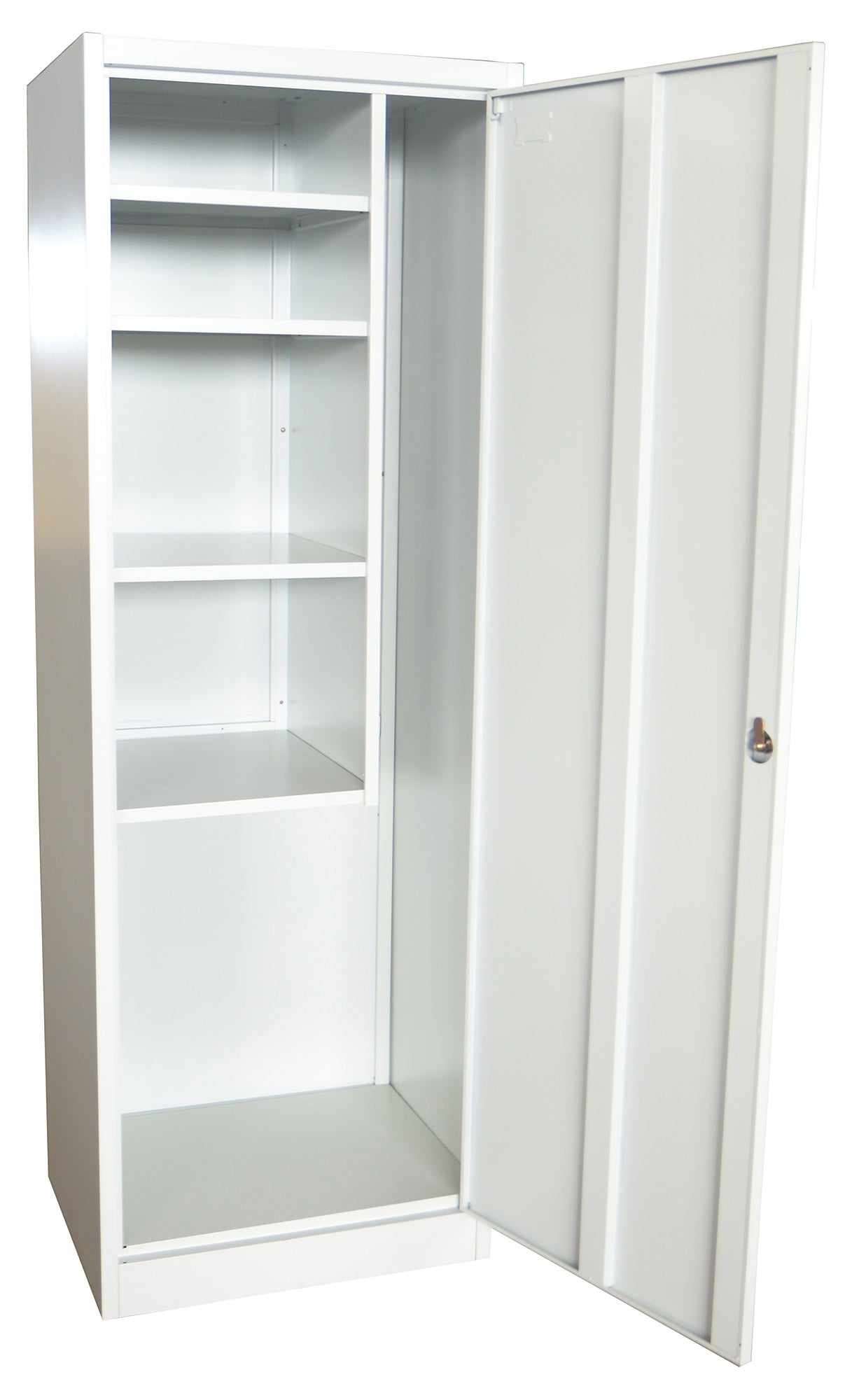 Armadio Multiuso Portascope 4 Ripiani in Metallo Fadi Grigio