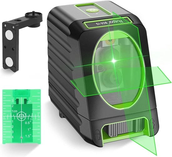 Laser di Livellamento Autoadattativo con Laser a Luce Verde – 45m/150ft Laser a Linee Incrociate per Uscita di Livellamento Precisa