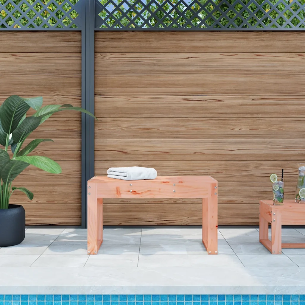 Panchina da Giardino | Panca da Giardino 80x38x45 cm in Legno Massello di Douglas