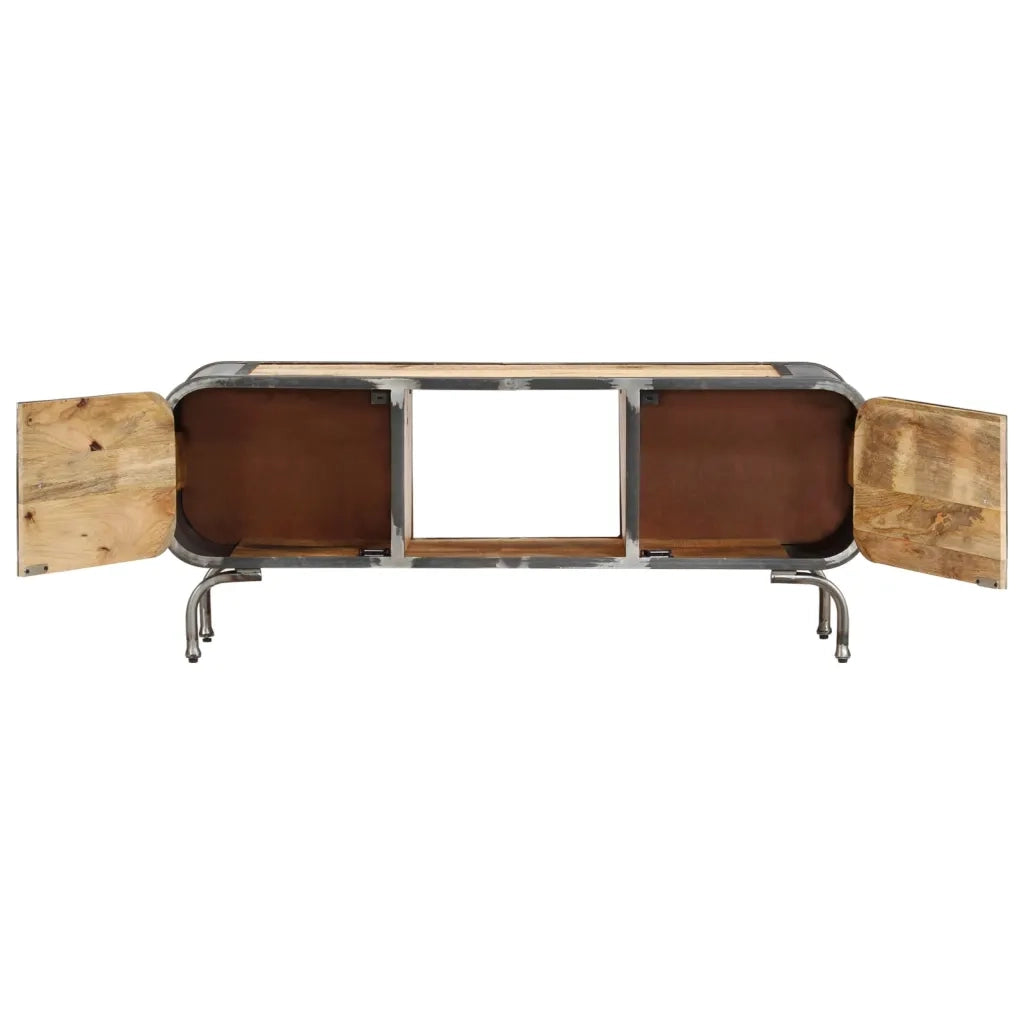 Mobile Porta TV 110x30x42 cm in Legno Massello di Mango 339711