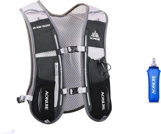 Zak da Sport 5L multifunzionale borsa da bicicletta/porta bottiglia per camminare, allenarsi, correre, arrampicare con bottiglia da 500 ml