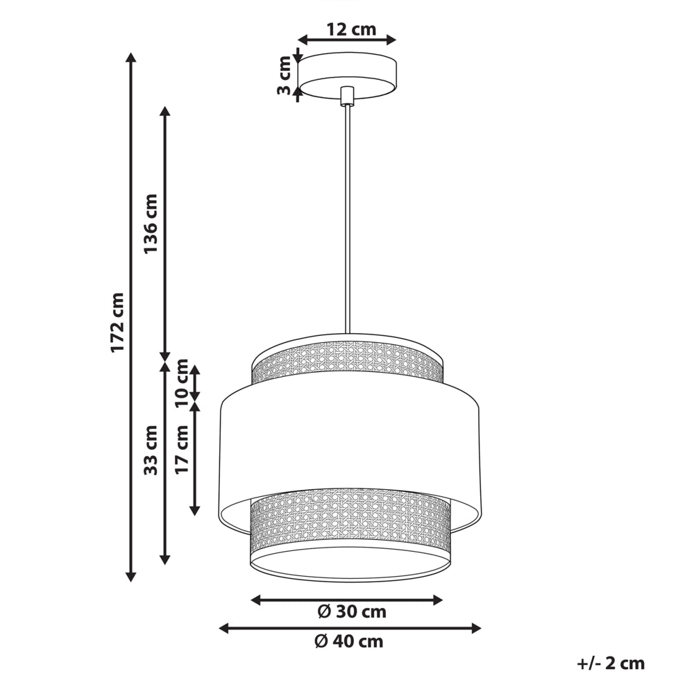 Lampada a sospensione rosa rattan naturale paralume in poliestere boho illuminazione lampadario