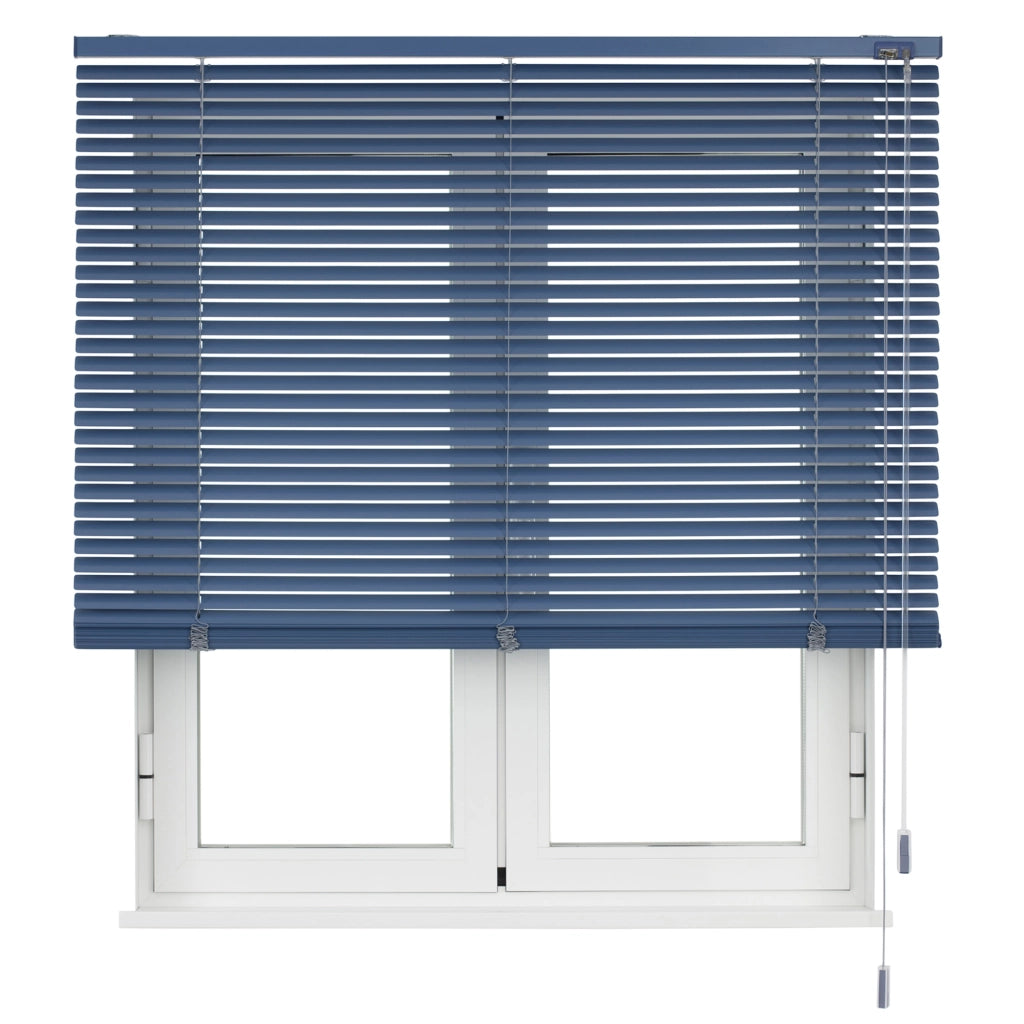 VIEWTEX Veneziana in alluminio  25mm azzuro  100 X 175cm - Made in Europe - 5 anni di garanzia
