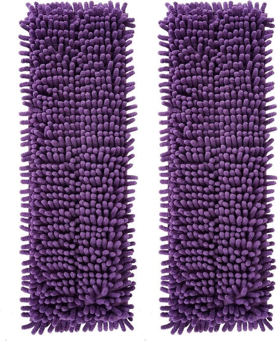 2 sticchi di spugnette microfibra per pulire - asciugamani per pulire e ripulire diverse superfici di pavimento - 46 cm lavabili