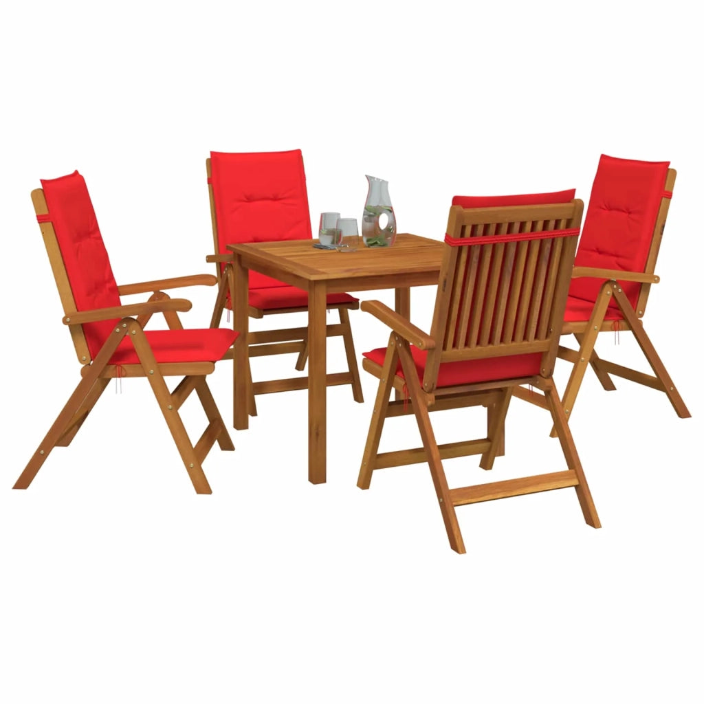 Set da pranzo da giardino 5 pezzi Naturale 3434600