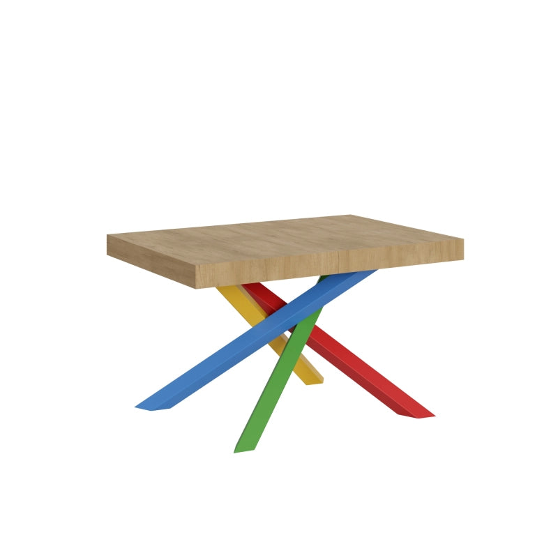Tavolo allungabile 90x130/234 cm Volantis telaio gambe 4 colori (B) - Quercia Natura