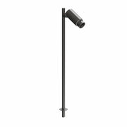 Micro Zoom LED Mini Proiettore da Incasso Orientabile 2W 3000K Fascio Regolabile 15-36 Gradi Finitura Nero Opaco Ideale per Vetrine e Gioielleria
