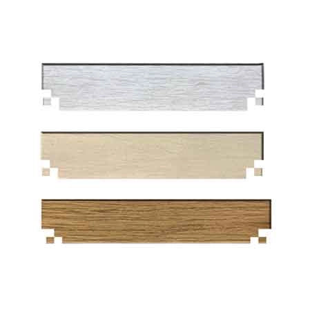 BATTISCOPA PER LAMINATO 'FIX' Col. Rovere bianco per col. Lodos e Bora - 2,4 metrilineari