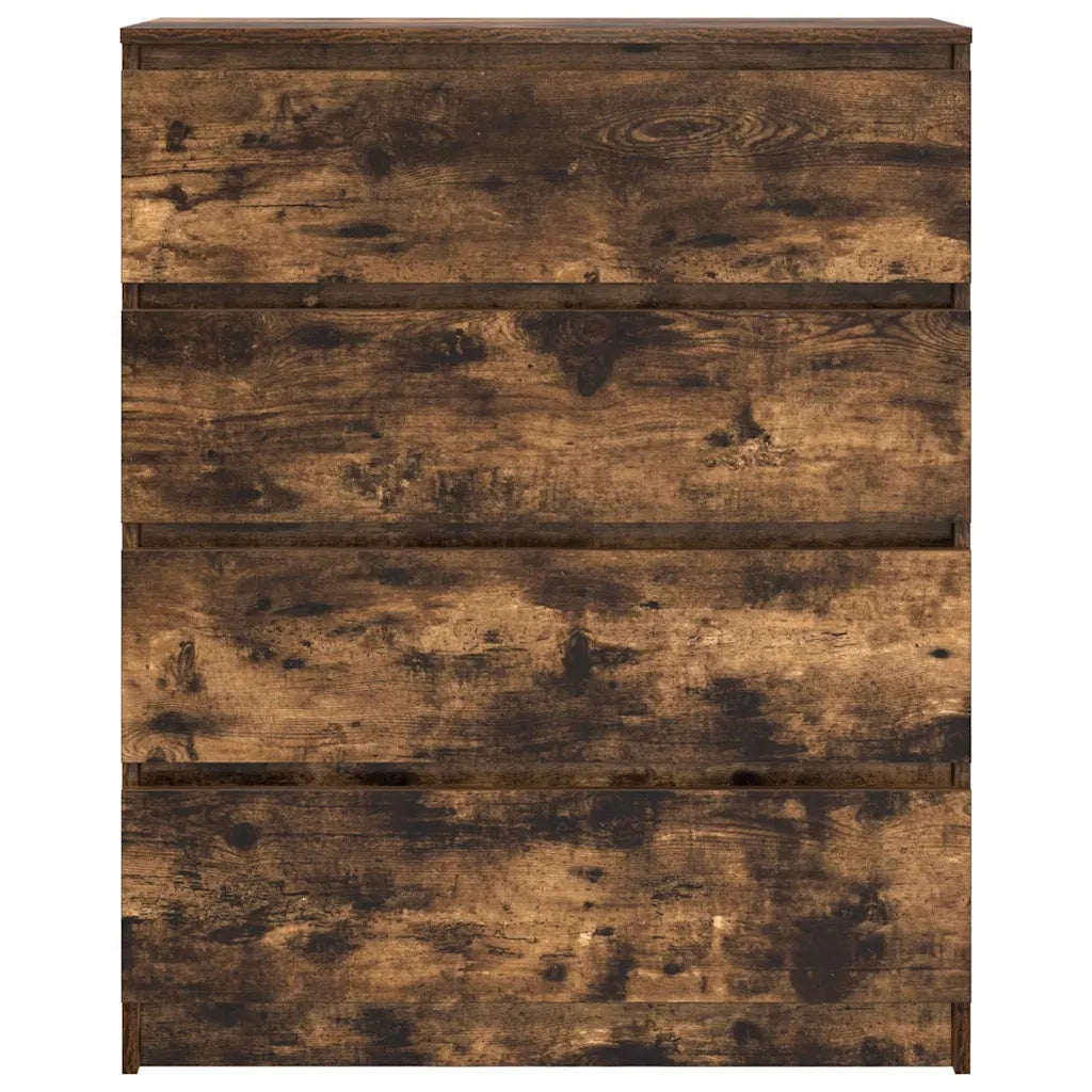 Credenza Rovere Fumo 80x35x99 cm in Legno Multistrato 3328484
