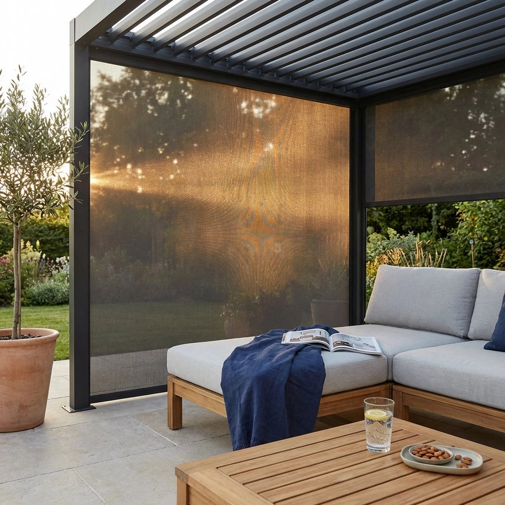 Laterale per pergola biocliamatica in textilene - ALICE