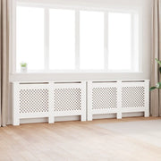 Coperture per Radiatori 2pz Bianche 152x19x81,5 cm in MDF