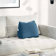 Cuscino per Schiena Blu 45 x 20 x 35 cm Tessuto in Cords