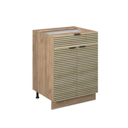 Vicco Basi  Pannello in quercia 60 cm con cassetto, senza piano di lavoro