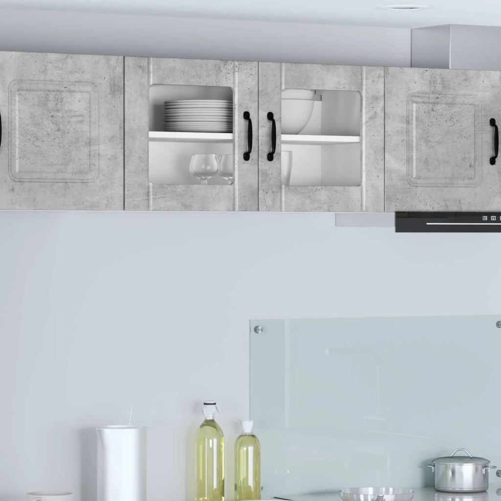 Pannello lavastoviglie Lucca Grigio Cemento 80 x 31 x 40 cm 884948