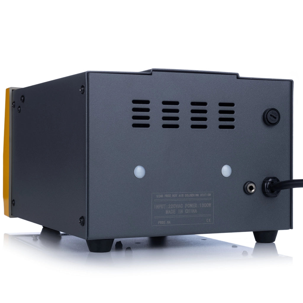 Stazione Saldante SMD Hot Air AirFlow X Rosfix 861DW – 1300W, LCD Touch, 3 Canali, Motore Brushless, Auto Sleep