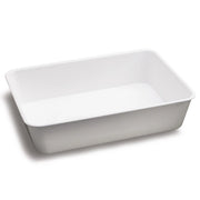 VASSOIO MULTIUSO IN PLASTICA CATERING DI COLORE BIANCO 25 X 35 X H8 CM BIANCO
